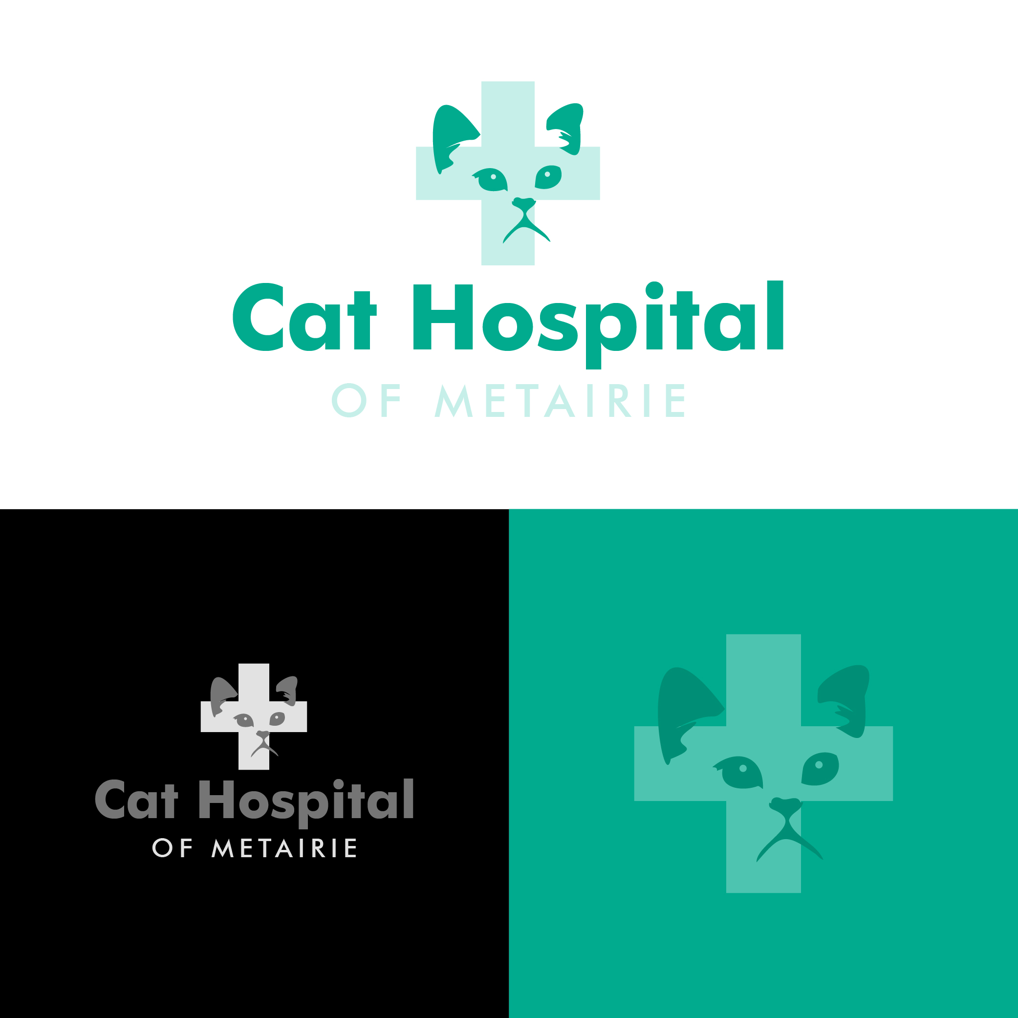 Logo Design by creativevis for Cat Hospital of Metairie | Design #31780739