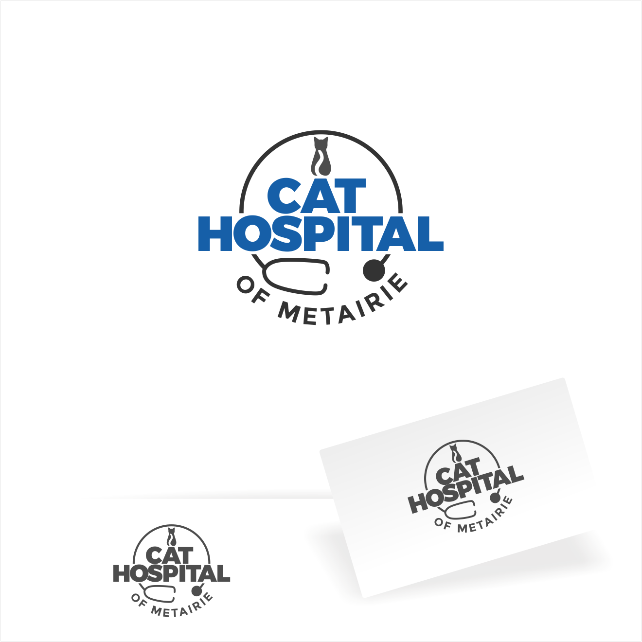 Logo Design by Arham Hidayat for Cat Hospital of Metairie | Design #31772447