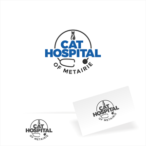 Logo Design by Arham Hidayat for Cat Hospital of Metairie | Design: #31772447