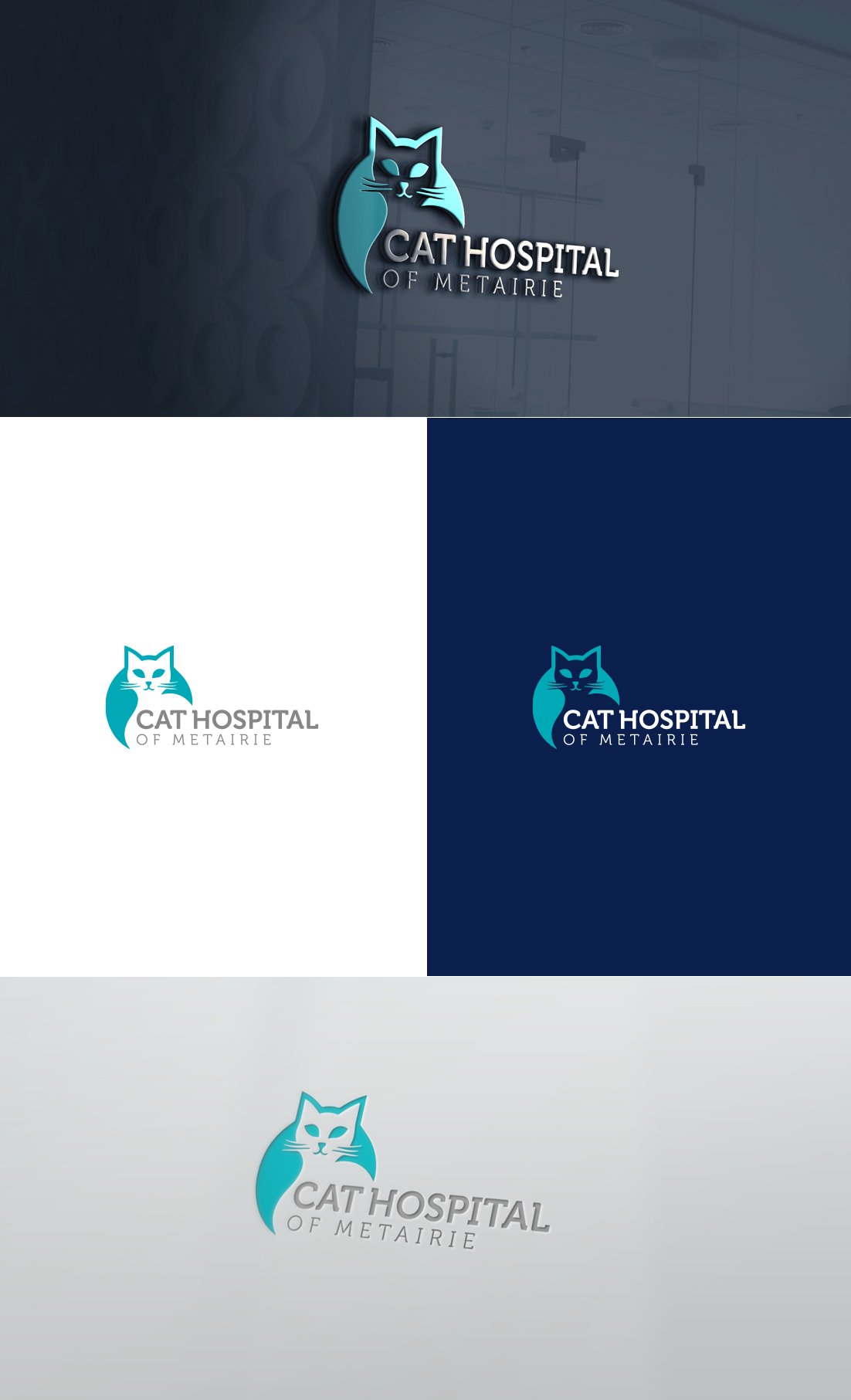 Logo Design by GLDesigns for Cat Hospital of Metairie | Design: #31745685