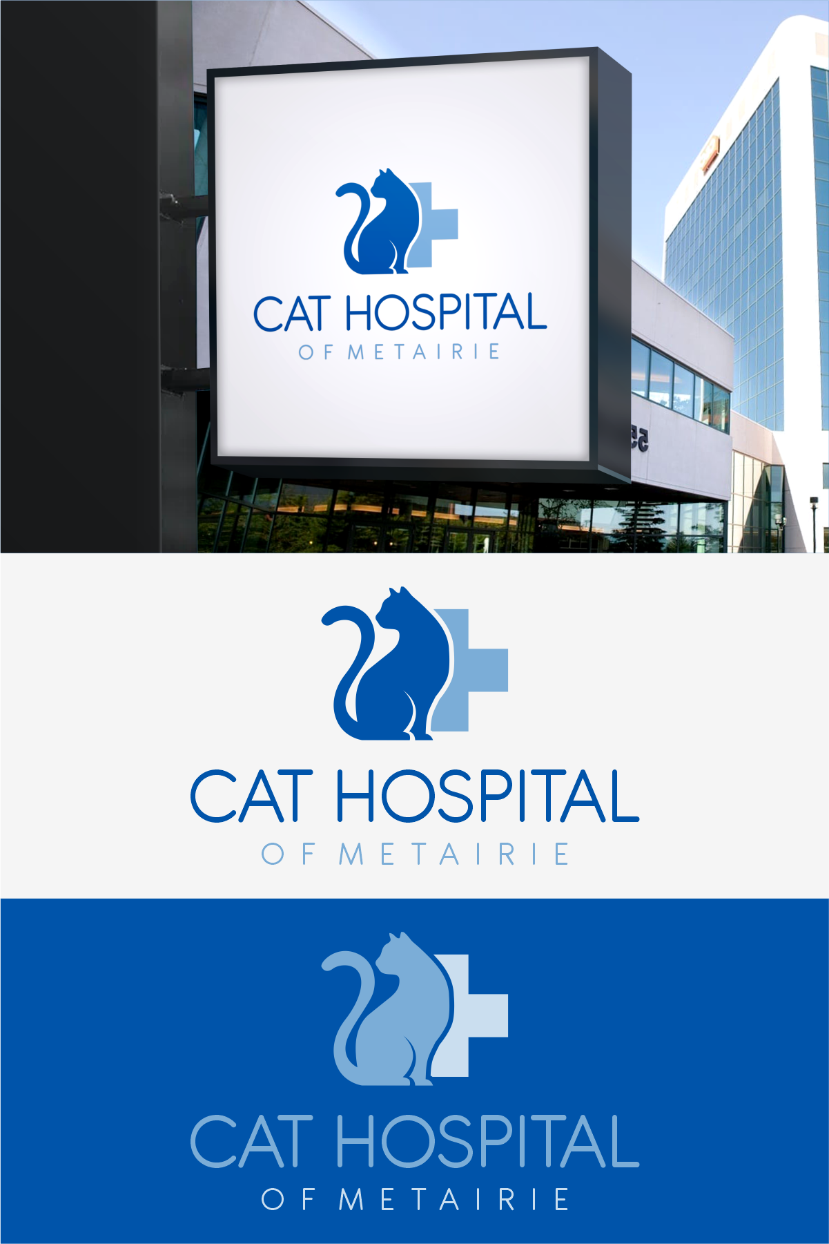 Logo-Design von S.S. Mulla für Cat Hospital of Metairie | Design #31760873