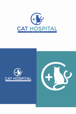 Logo-Design von MHF für Cat Hospital of Metairie | Design: #31746200