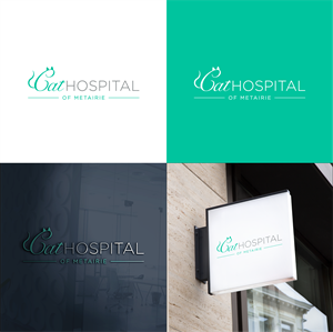 Logo Design by The Lion Studios for Cat Hospital of Metairie | Design: #31745807