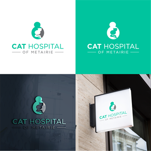 Logo Design by The Lion Studios for Cat Hospital of Metairie | Design: #31745993