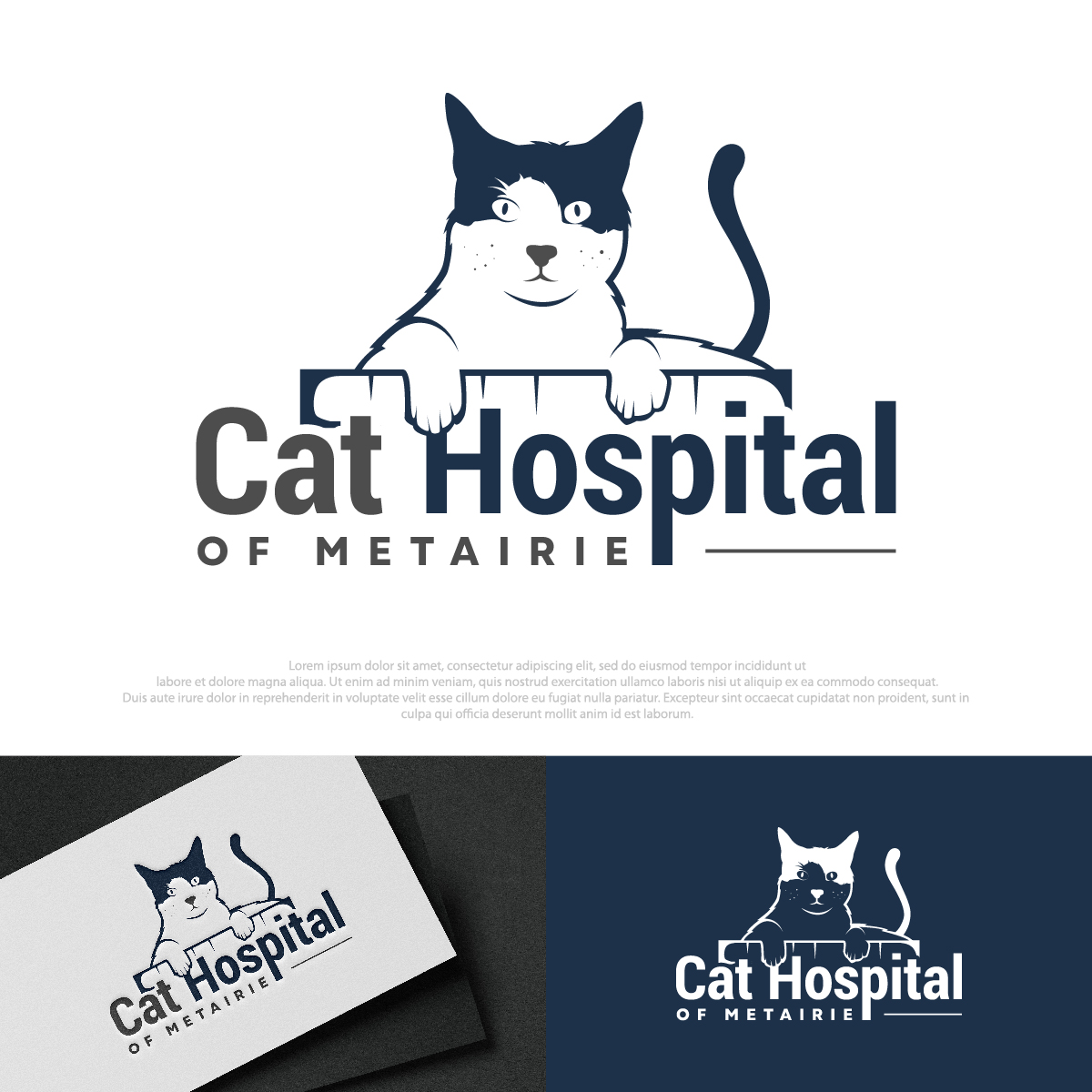 Logo Design by DesignLima for Cat Hospital of Metairie | Design #31776315