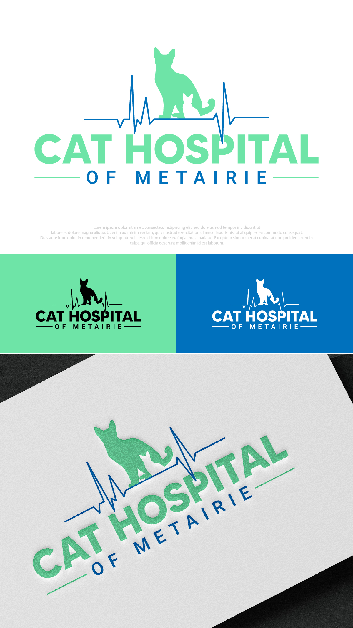 Logo Design by DesignLima for Cat Hospital of Metairie | Design #31776316