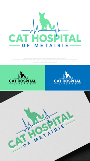 Logo Design by DesignLima for Cat Hospital of Metairie | Design: #31776316