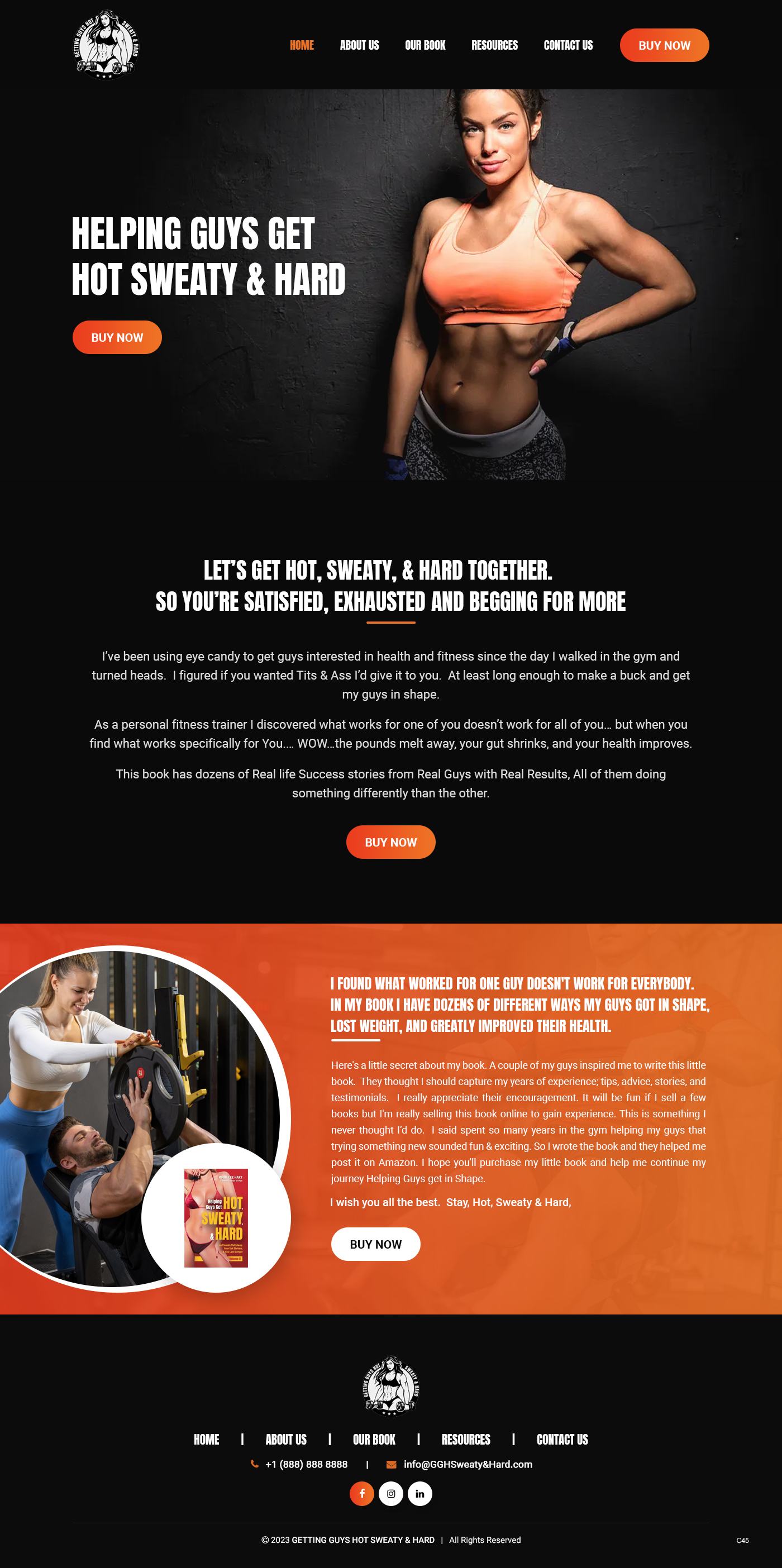 Web Design by pb for Rosie Lee Hart Fitness for Men | Design #31752306