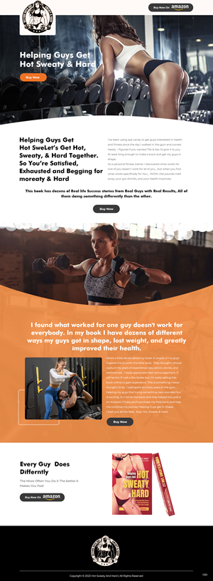 Web Design by pb for Rosie Lee Hart Fitness for Men | Design: #31752311