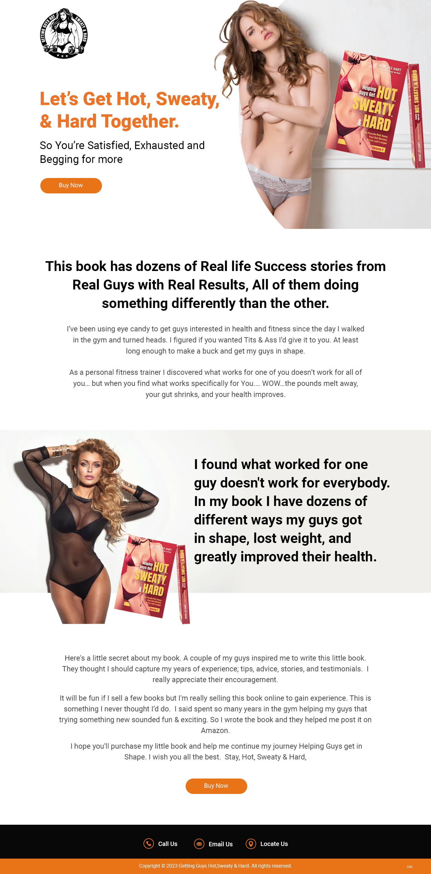 Web Design by pb for Rosie Lee Hart Fitness for Men | Design #31752315