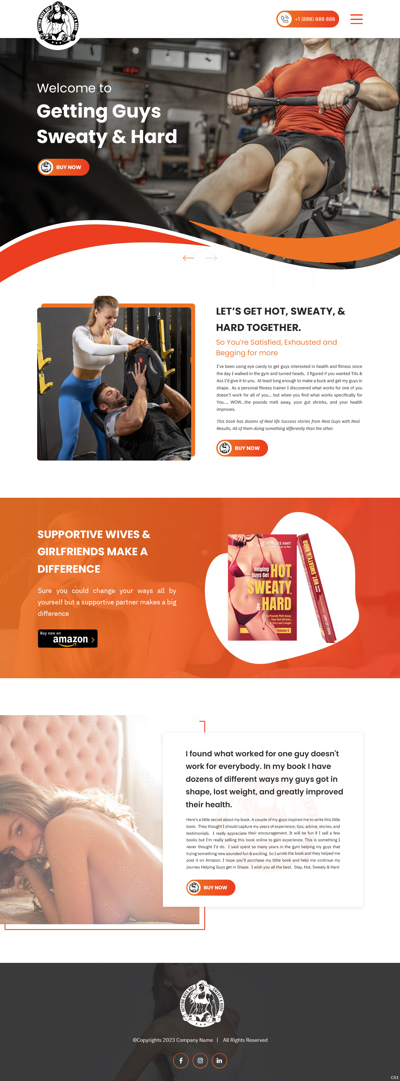 Web Design by pb for Rosie Lee Hart Fitness for Men | Design #31758180