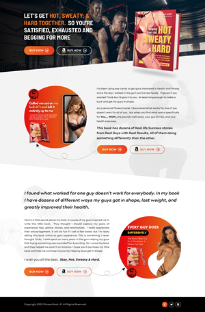 Web Design by Sbss for Rosie Lee Hart Fitness for Men | Design: #31768536