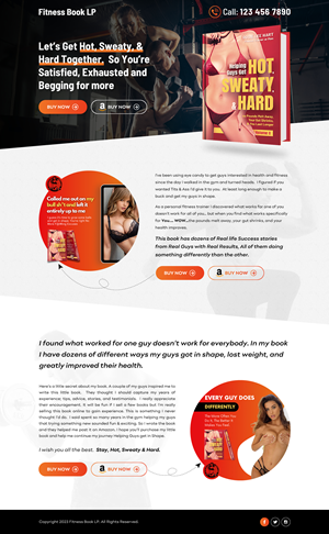 Web Design by Sbss for Rosie Lee Hart Fitness for Men | Design: #31768538