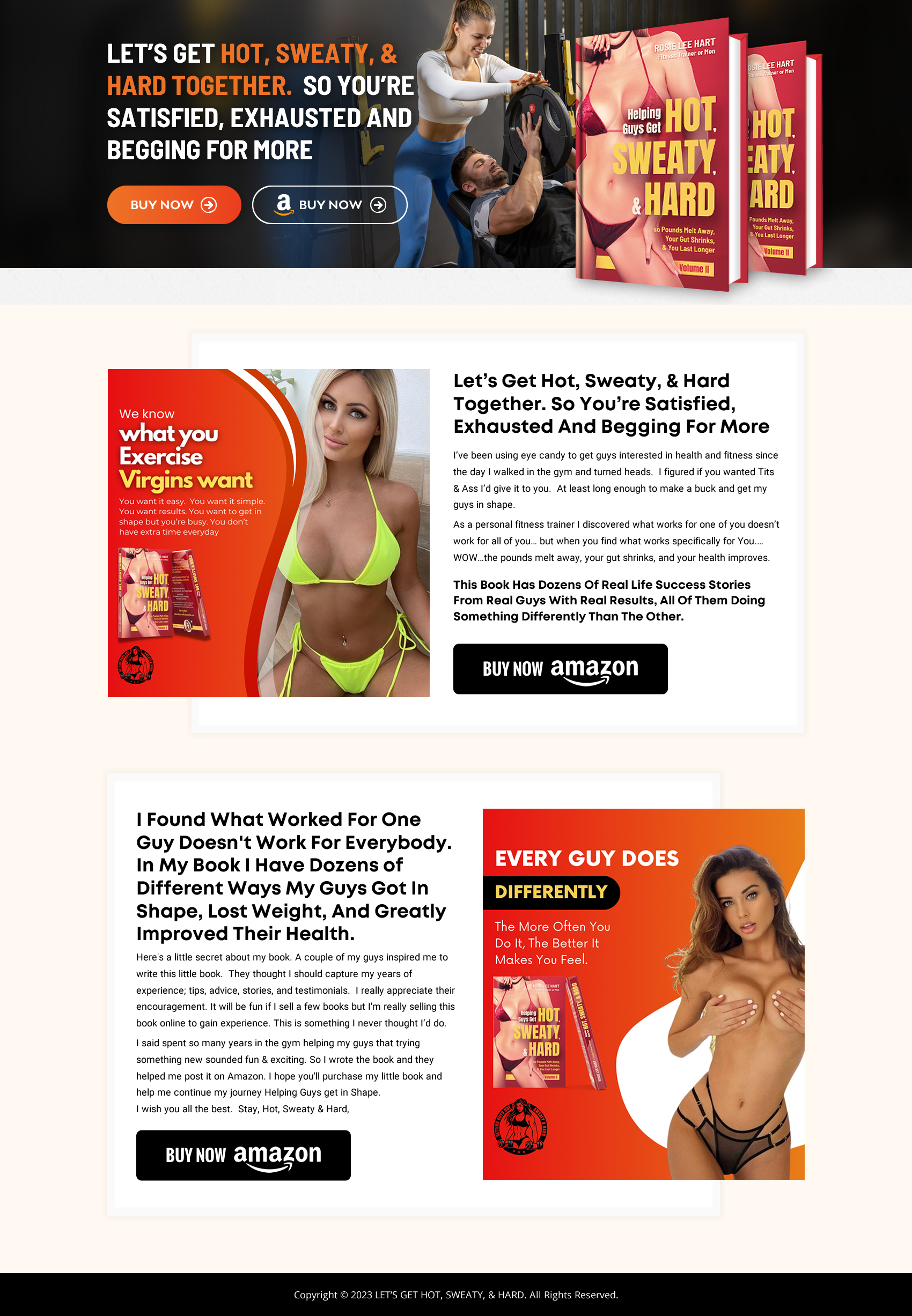 Web Design by Sbss for Rosie Lee Hart Fitness for Men | Design #31769661