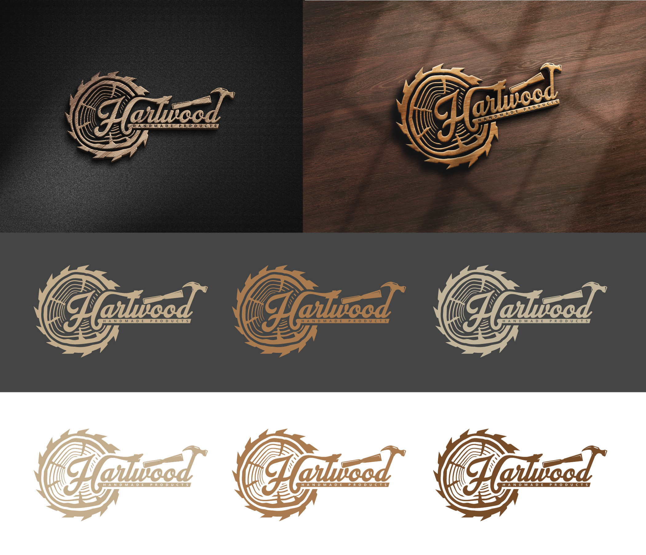 Logo Design by StromDesignHub for The Hartwood Co. | Design #31750859