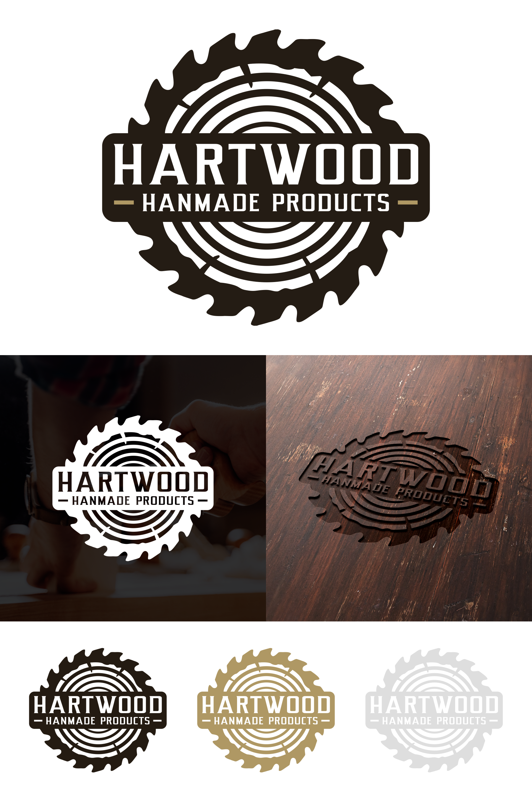 Logo Design by Aezakmi for The Hartwood Co. | Design #31809249