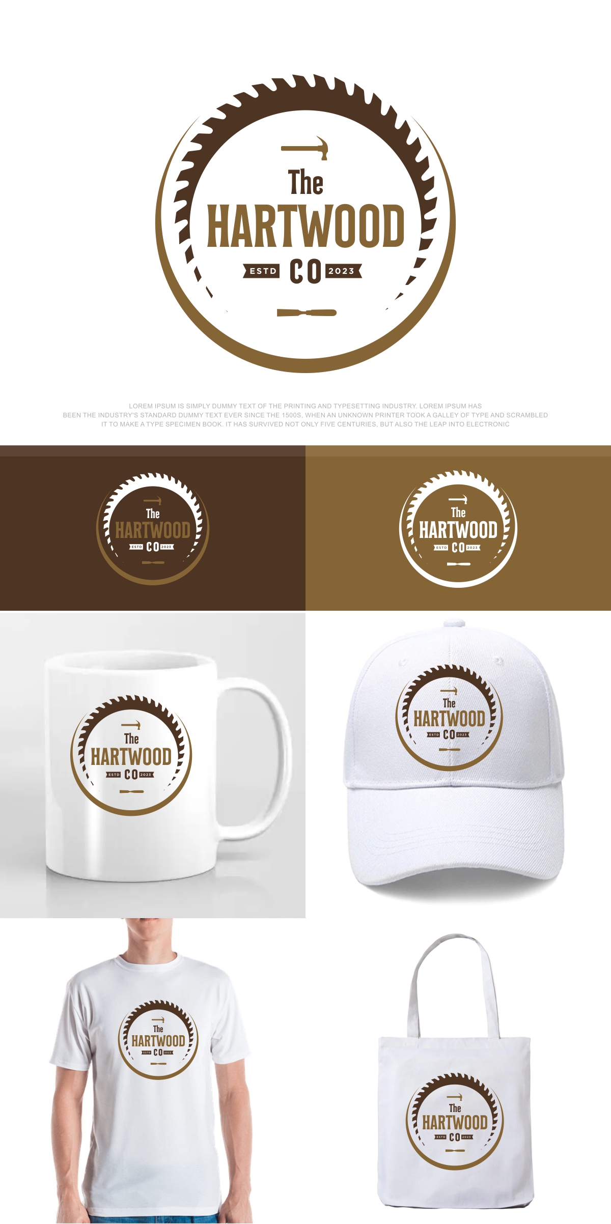 Diseño de Logo por fly  design para The Hartwood Co. | Diseño #31750792