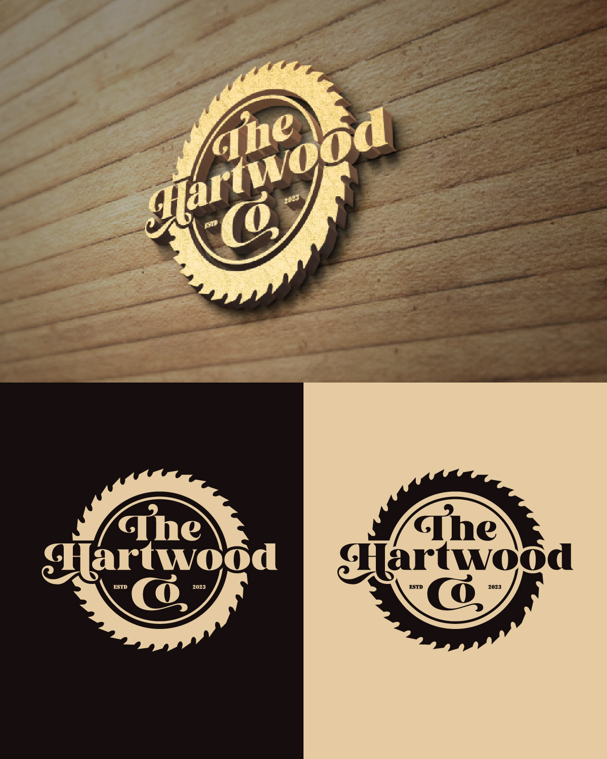 Logo Design by fly  design for The Hartwood Co. | Design #31750793