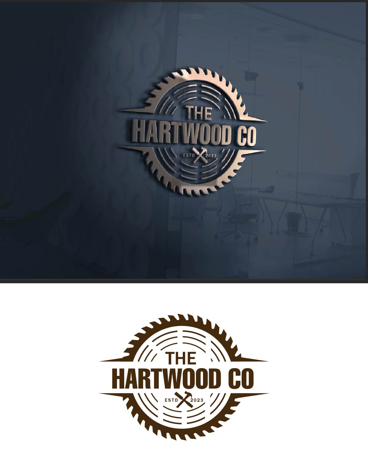 Diseño de Logo por fly  design para The Hartwood Co. | Diseño #31750925