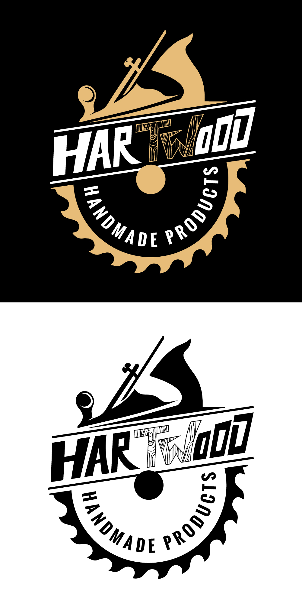 Logo Design by vidarshana 2 for The Hartwood Co. | Design #31757094