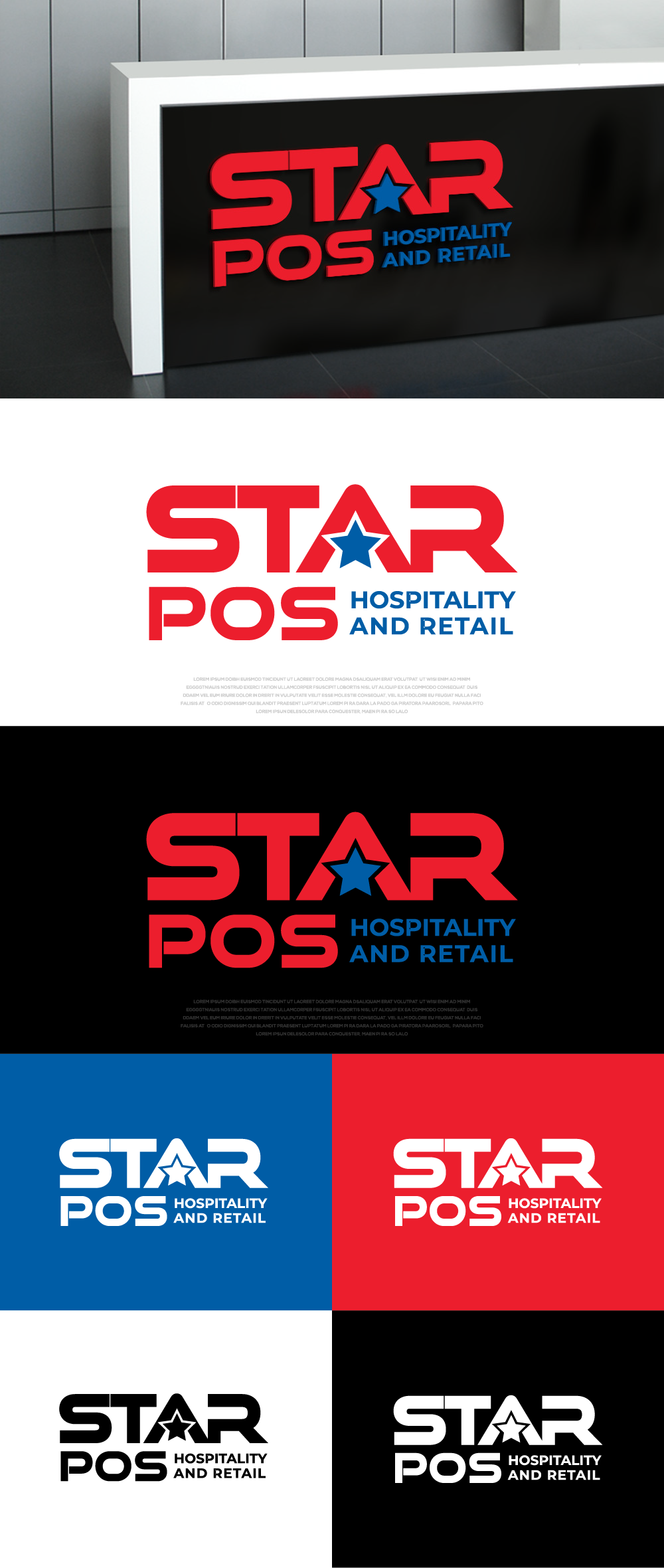 Logo Design by AlphabetZero.co.uk for Star POS | Design #31775500