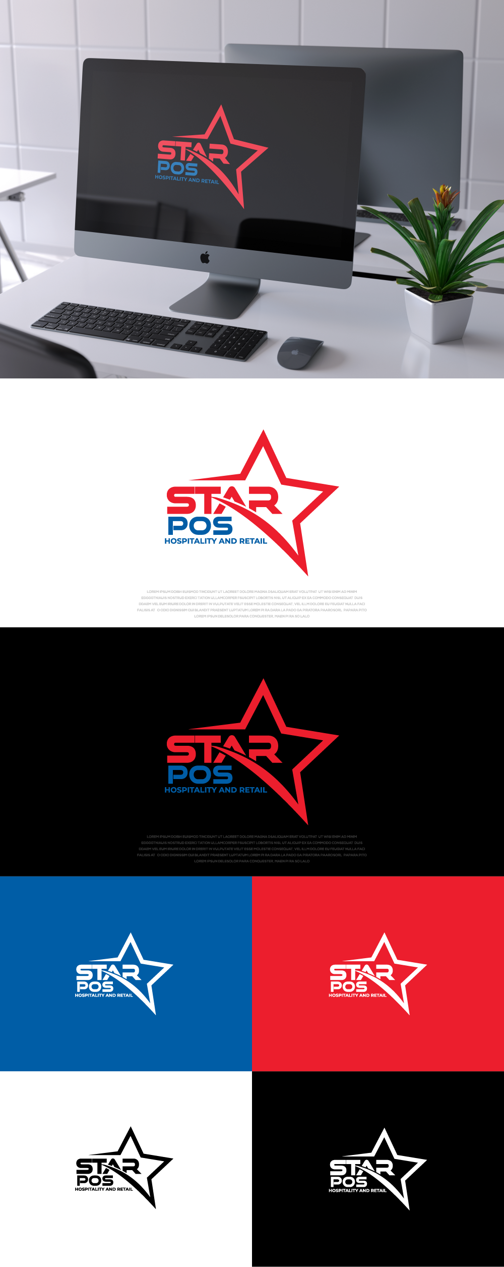 Logo Design by AlphabetZero.co.uk for Star POS | Design #31775502