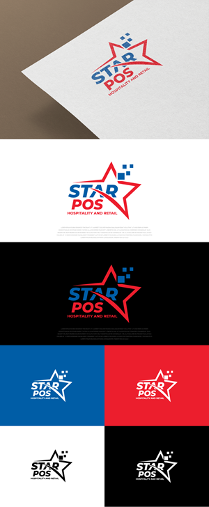 Logo Design by Ayub Zafar for Star POS | Design: #31775508
