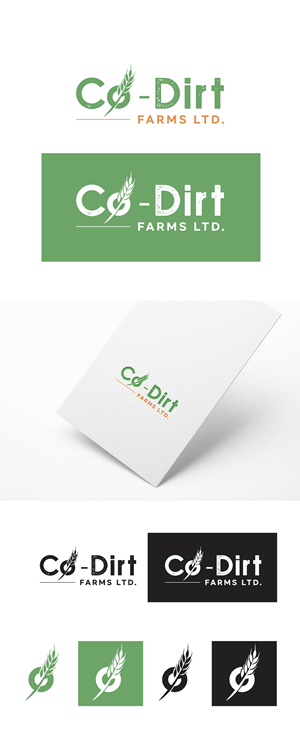 Logo Design by Idea Master Plus for Co-Dirt Farms Ltd | Design #31761065