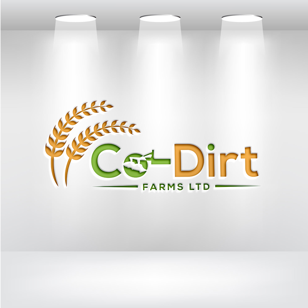 Logo Design by okimok for Co-Dirt Farms Ltd | Design #31765531