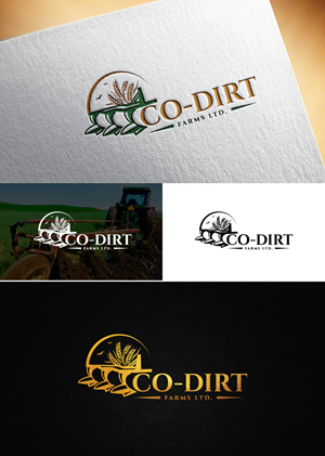 Logo Design by Logo Stock for Co-Dirt Farms Ltd | Design: #31756816