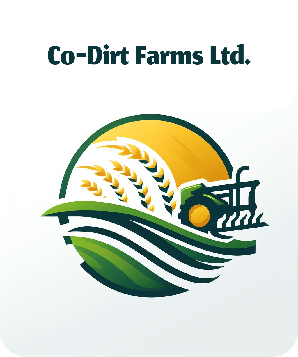 Logo Design by B1SGAARD for Co-Dirt Farms Ltd | Design #31754153