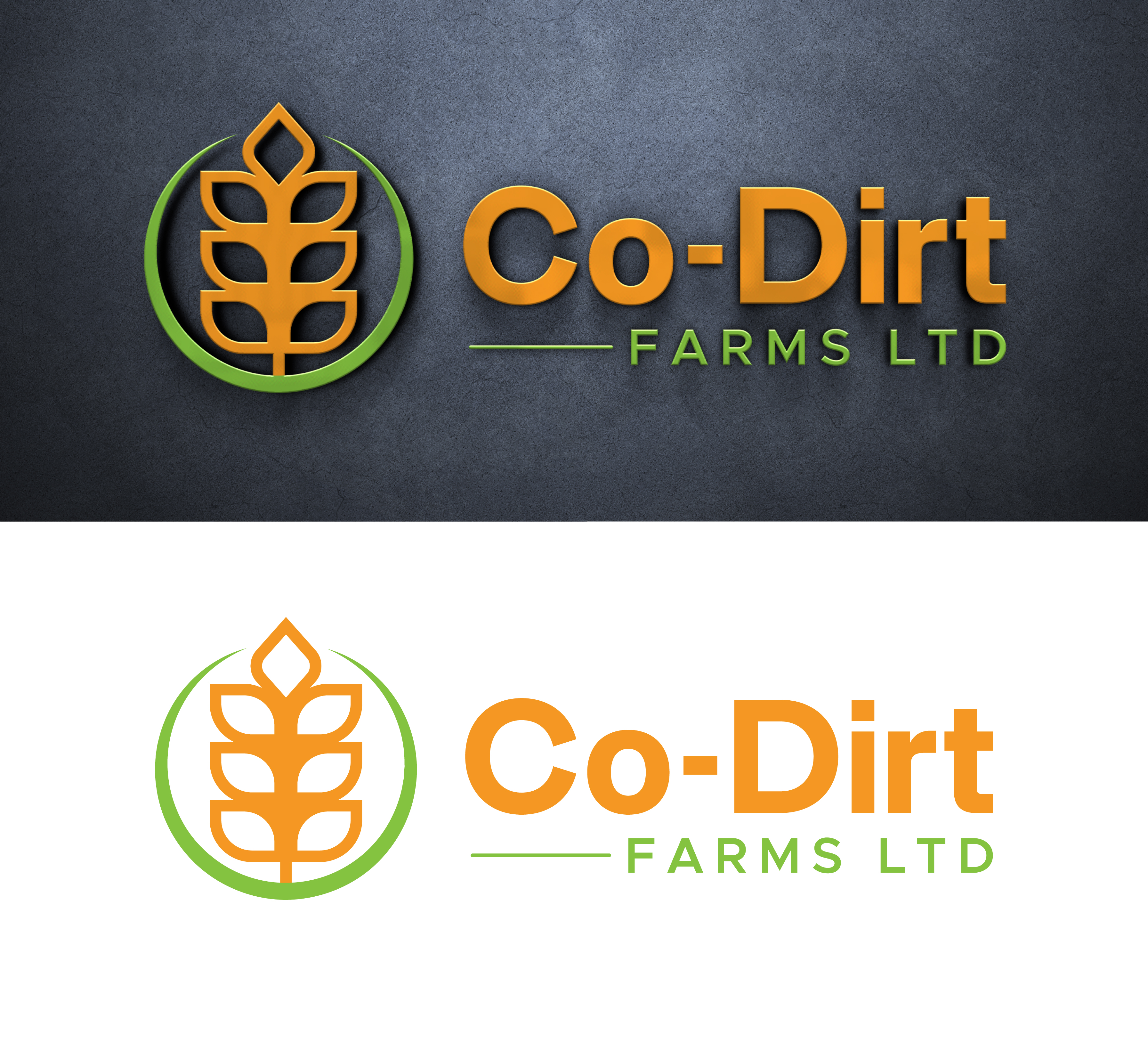 Logo Design by John Mark Arts for Co-Dirt Farms Ltd | Design #31760701