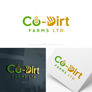 Logo Design by The Lion Studios for Co-Dirt Farms Ltd | Design: #31758822