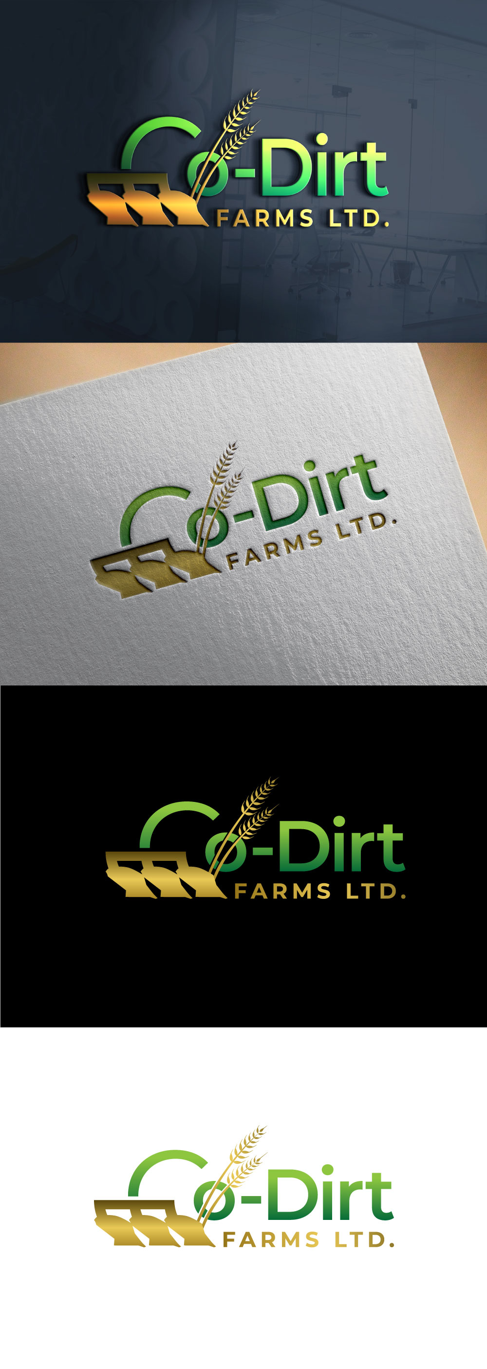 Logo Design by designA78 for Co-Dirt Farms Ltd | Design #31759919