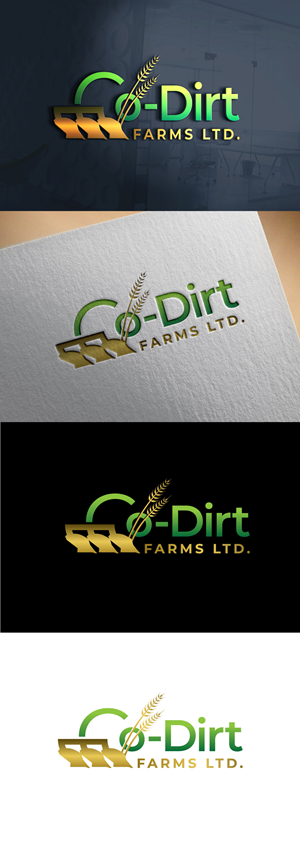 Logo Design by designA78 for Co-Dirt Farms Ltd | Design: #31759919