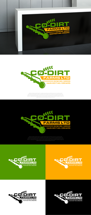 Logo Design by Ayub Zafar for Co-Dirt Farms Ltd | Design: #31762357