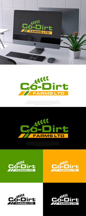 Logo Design by Ayub Zafar for Co-Dirt Farms Ltd | Design: #31762358
