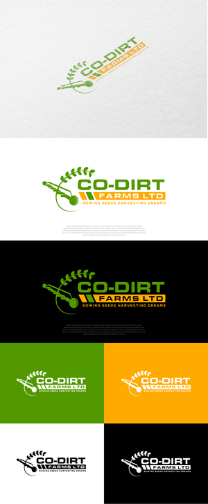 Logo Design by Ayub Zafar for Co-Dirt Farms Ltd | Design: #31762360