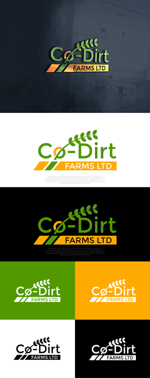 Logo Design by Ayub Zafar for Co-Dirt Farms Ltd | Design: #31762361