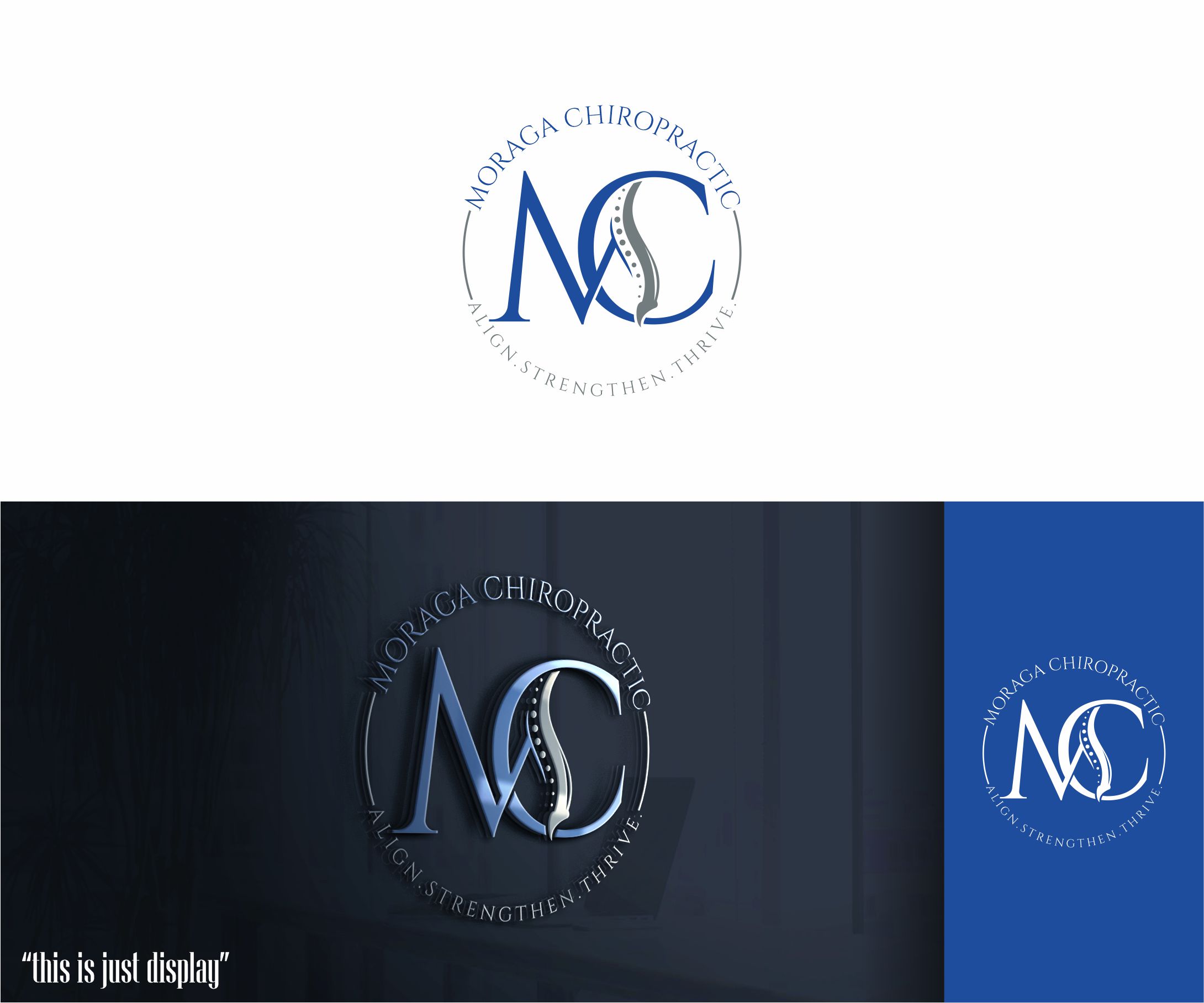 Logo Design by alkaline for Moraga Chiropractic | Design #31760528