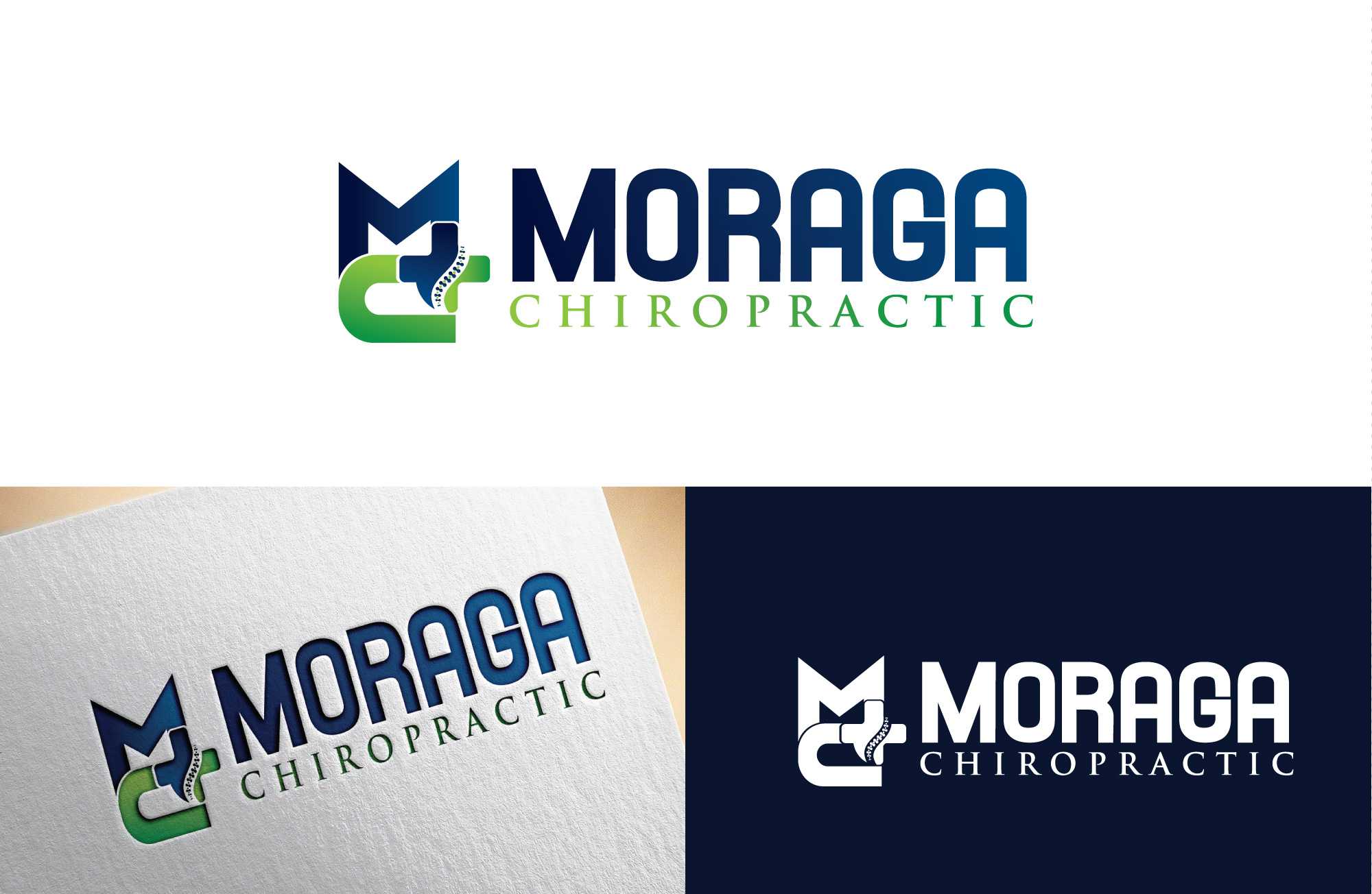 Diseño de Logo por Graphica Studio para Moraga Chiropractic | Diseño #31778174
