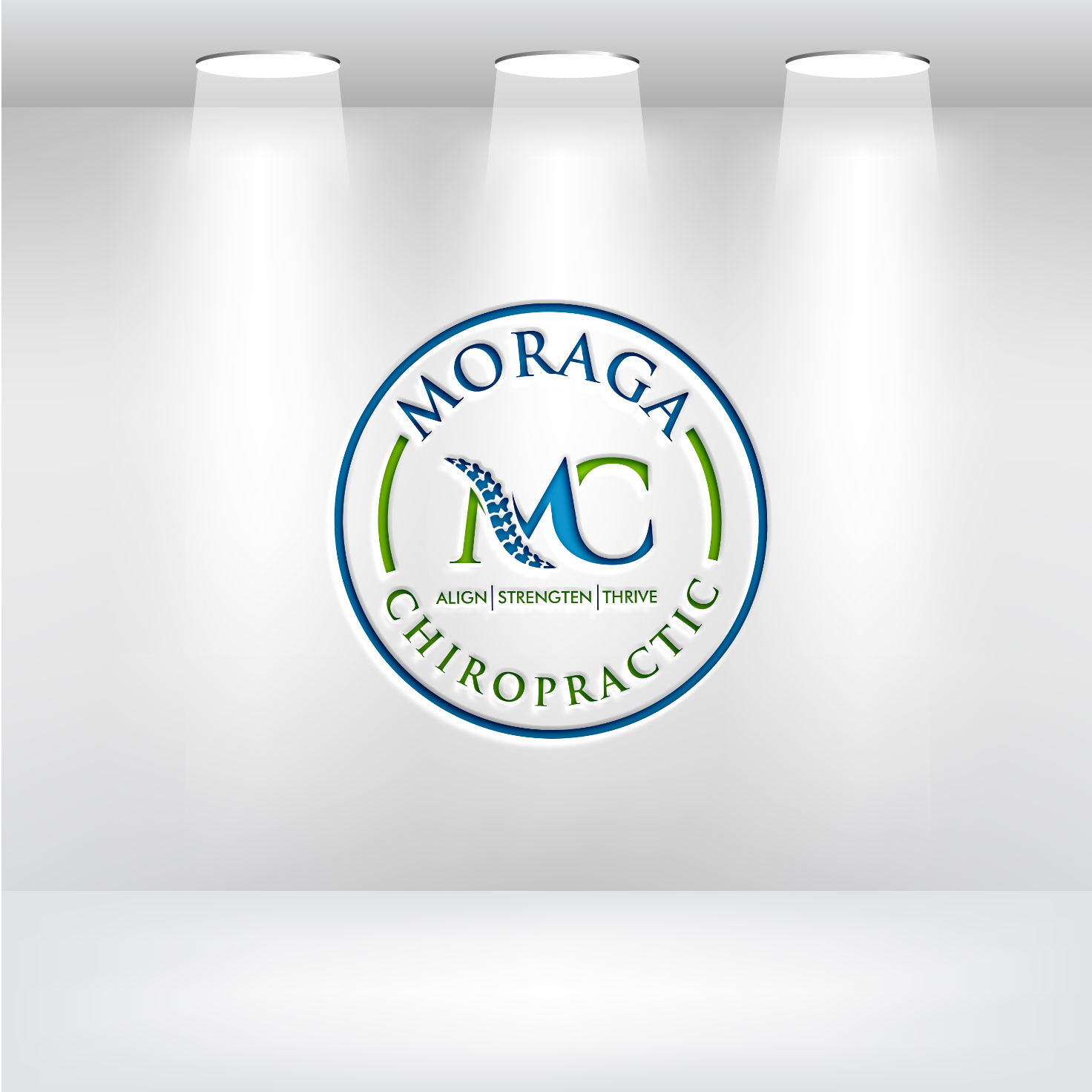 Diseño de Logo por Innovative Graphix para Moraga Chiropractic | Diseño #31760328