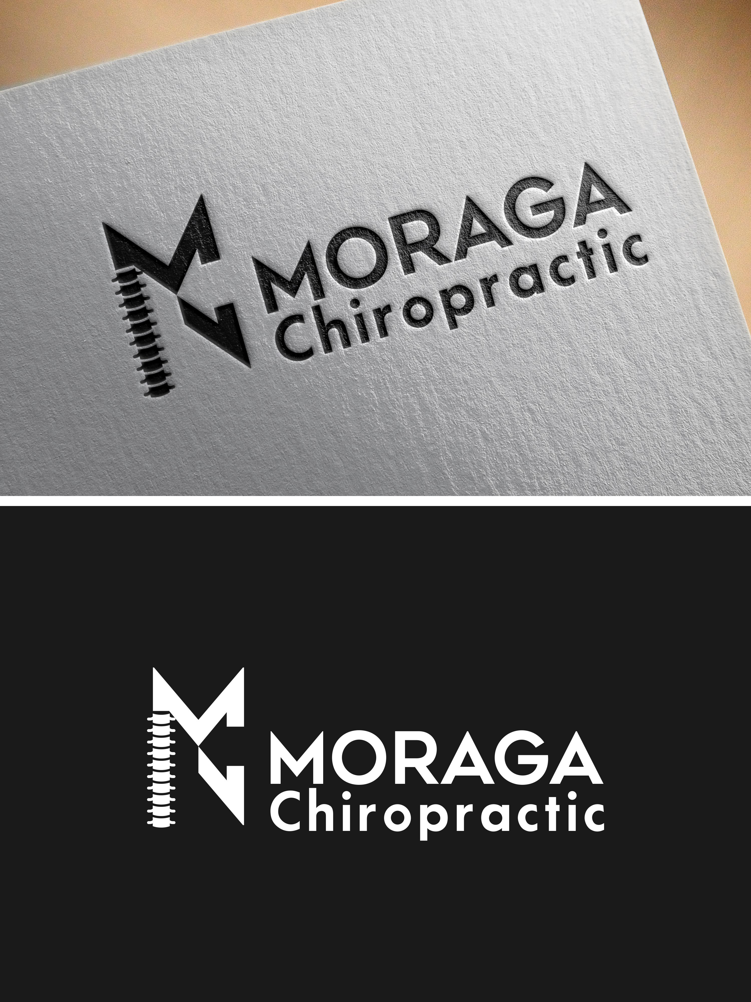 Logo-Design von Afika_YN für Moraga Chiropractic | Design #31761652