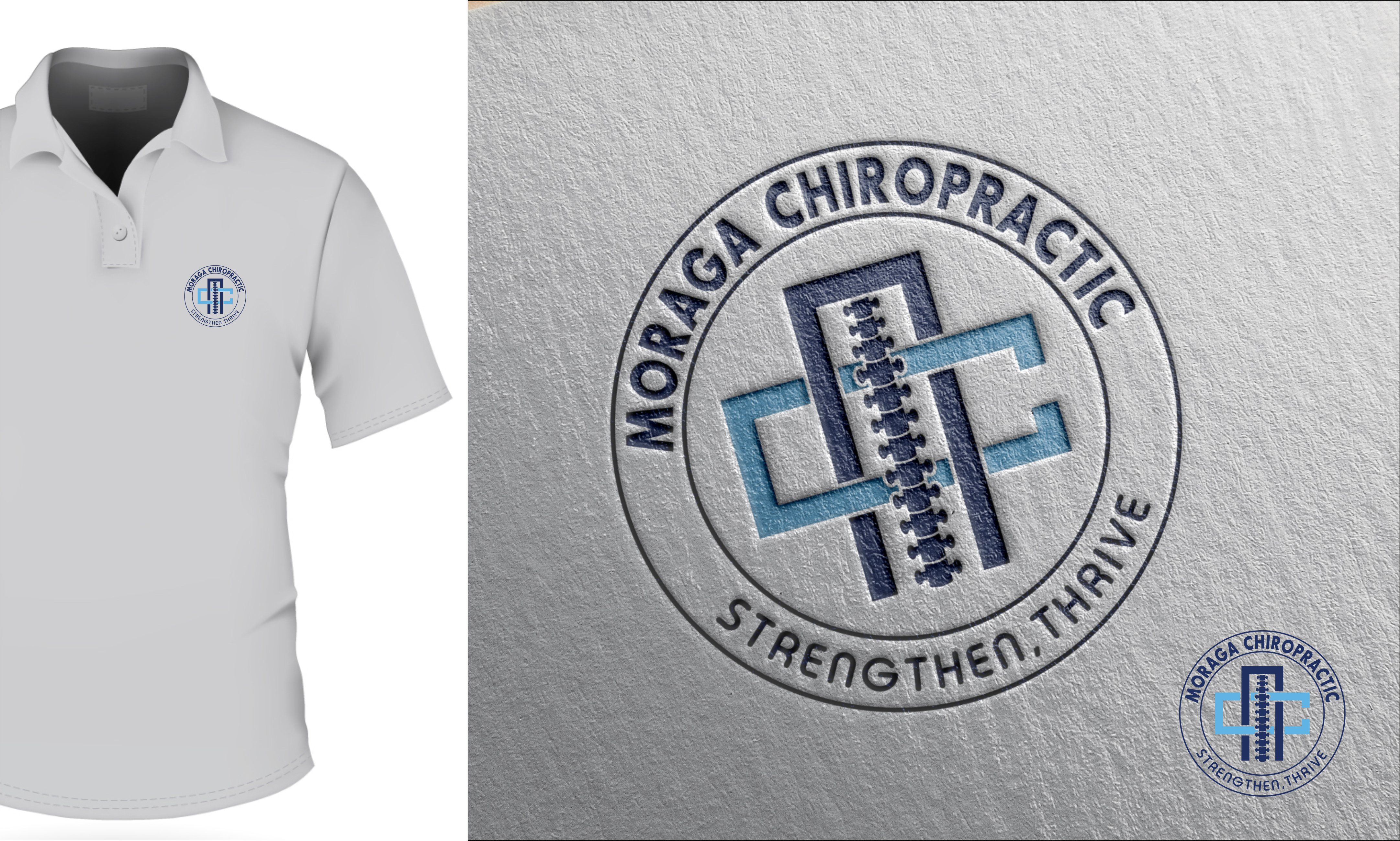 Logo-Design von Afika_YN für Moraga Chiropractic | Design #31776773