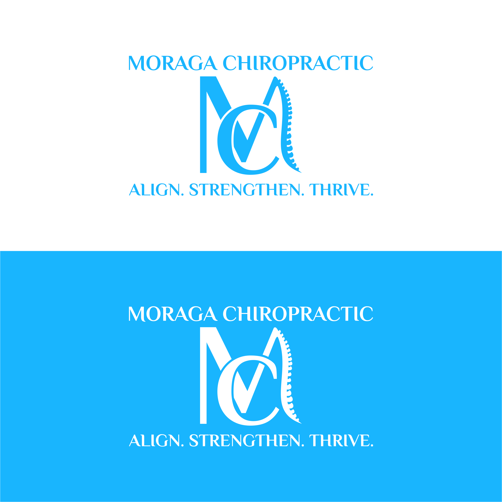 Diseño de Logo por diego costa para Moraga Chiropractic | Diseño #31773594