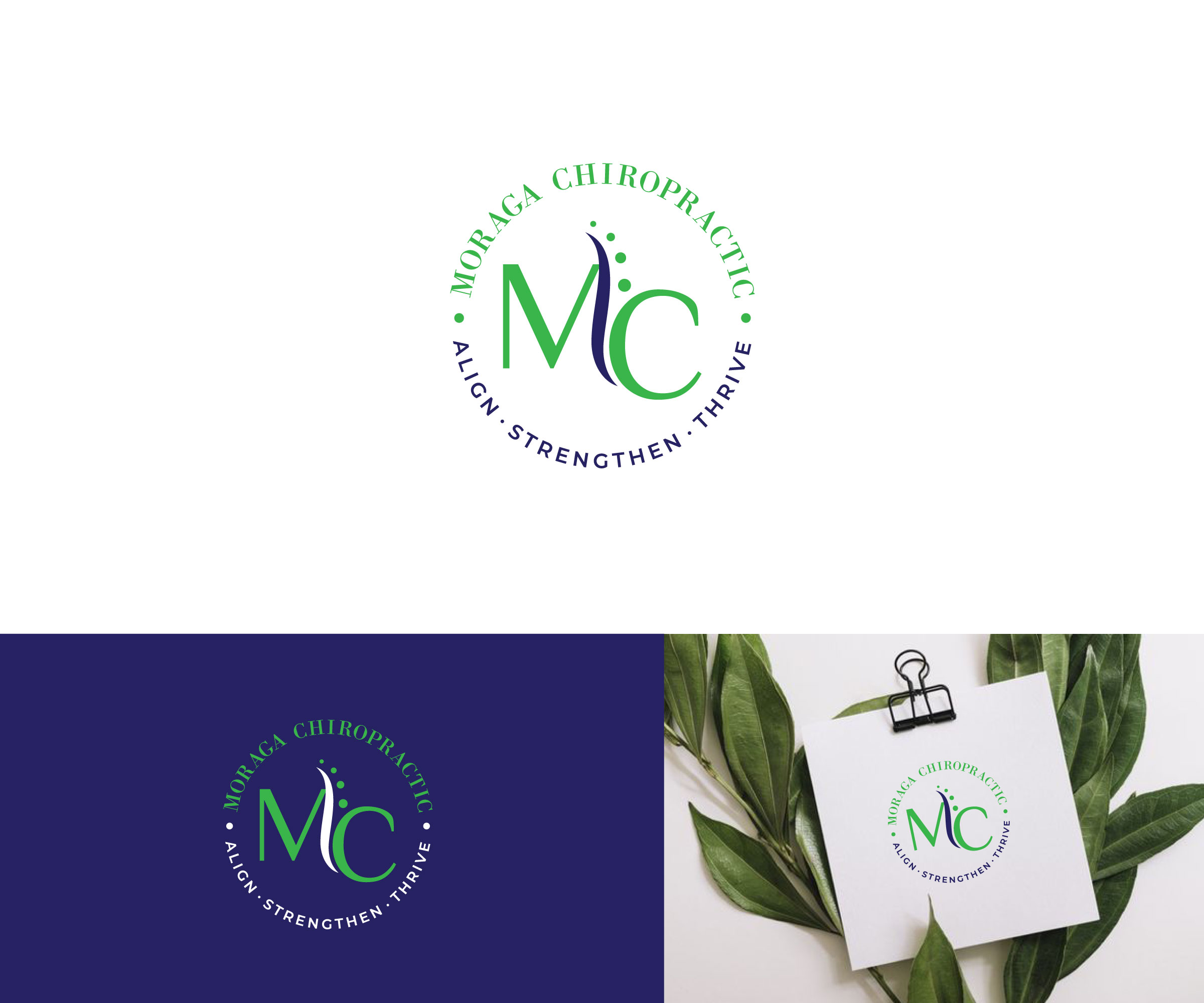 Logo Design by ecorokerz for Moraga Chiropractic | Design #31765783