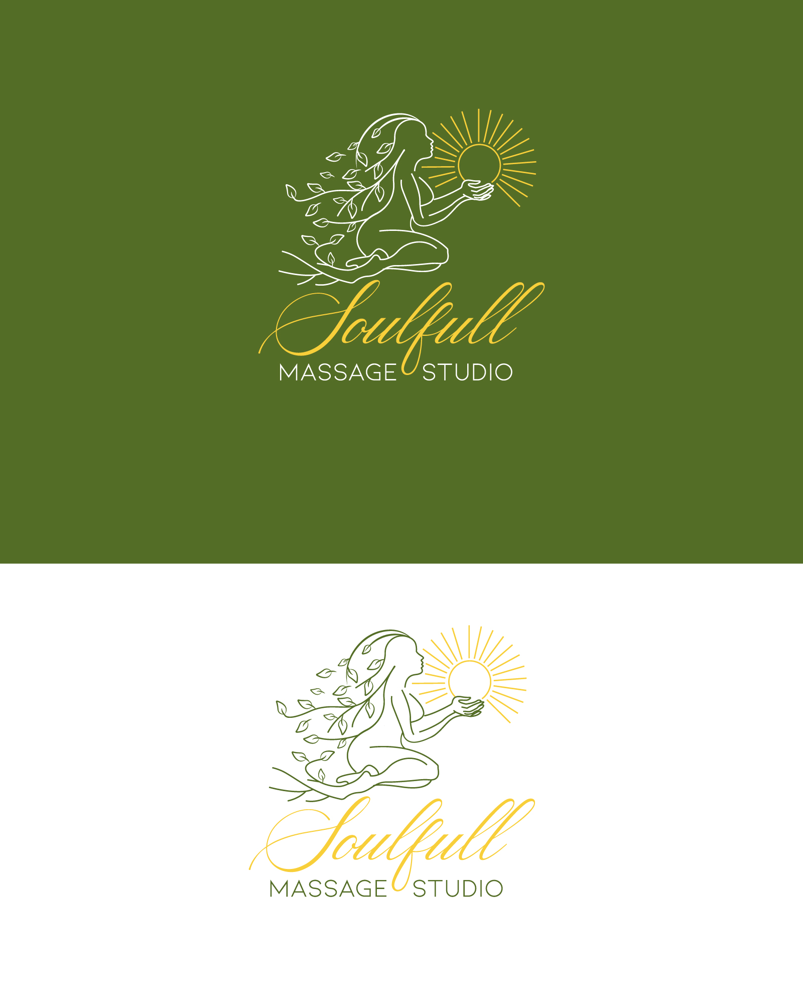 Diseño de Logo por Farhad Kreative para Soulfull Massage Studio | Diseño #31769192