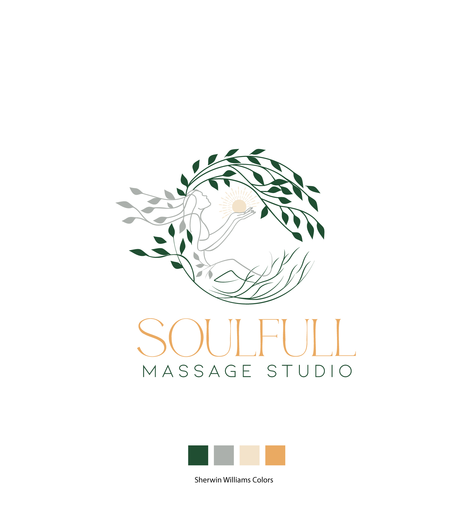 Diseño de Logo por Farhad Kreative para Soulfull Massage Studio | Diseño #31802317