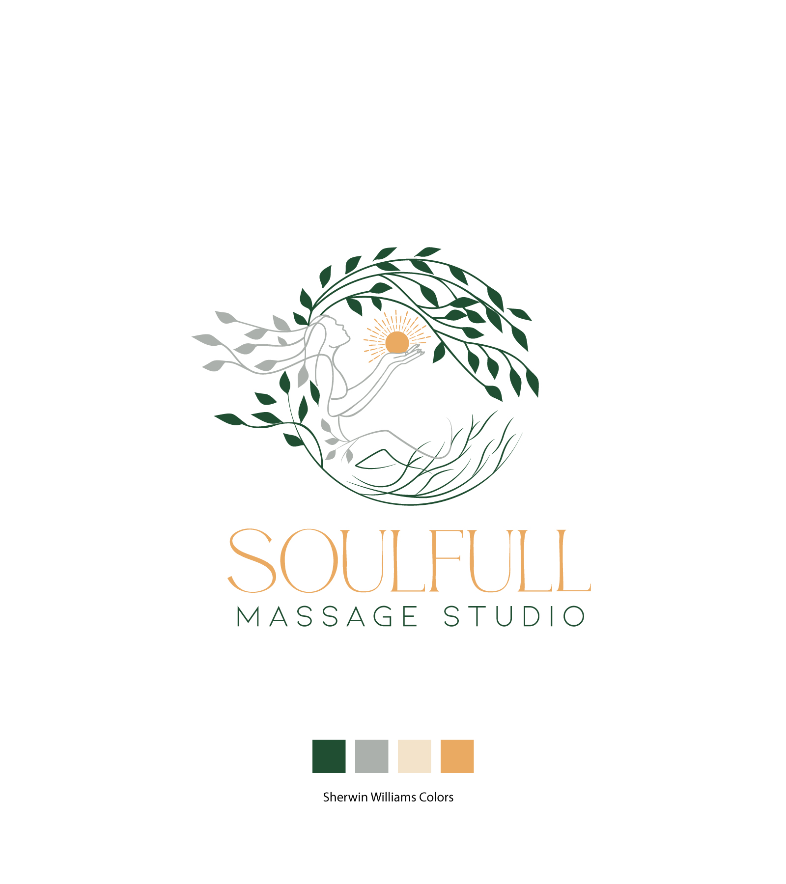 Diseño de Logo por Farhad Kreative para Soulfull Massage Studio | Diseño #31802319
