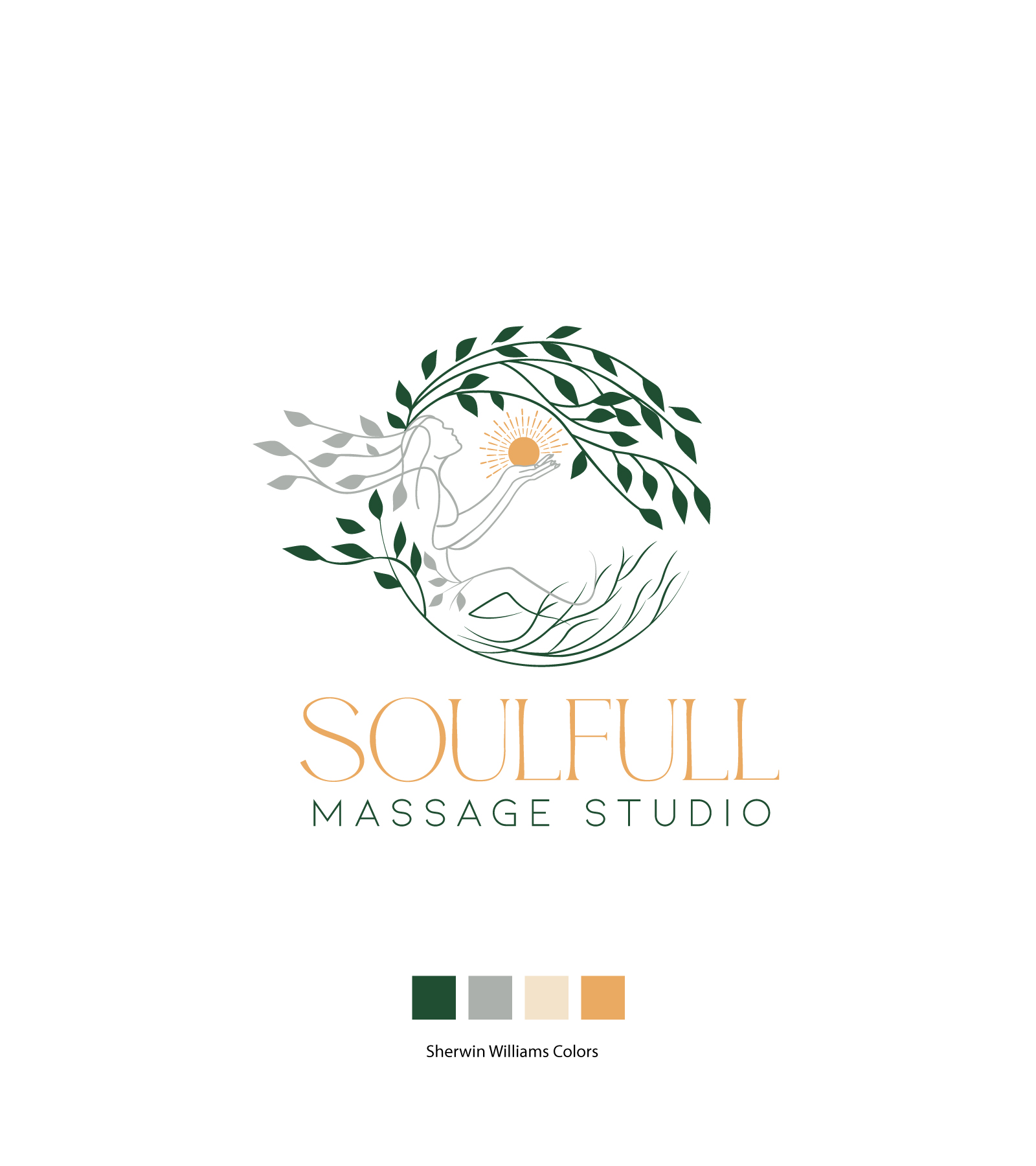 Diseño de Logo por Farhad Kreative para Soulfull Massage Studio | Diseño #31805503